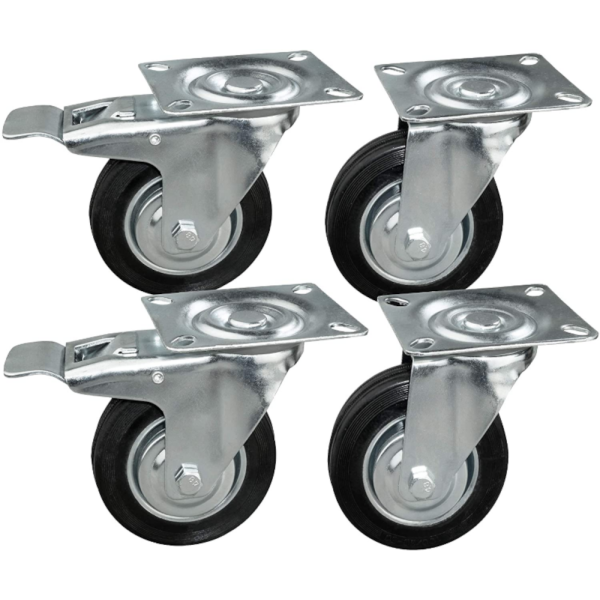 INDUSTRIERÄDER SET FI 100 MM
